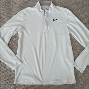 Nike Classic White quarter zip